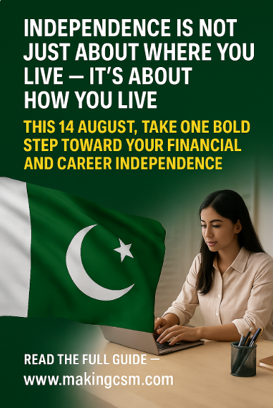 From The National Freedom to The Financial Freedom: 14 August Lessons for Career Success.